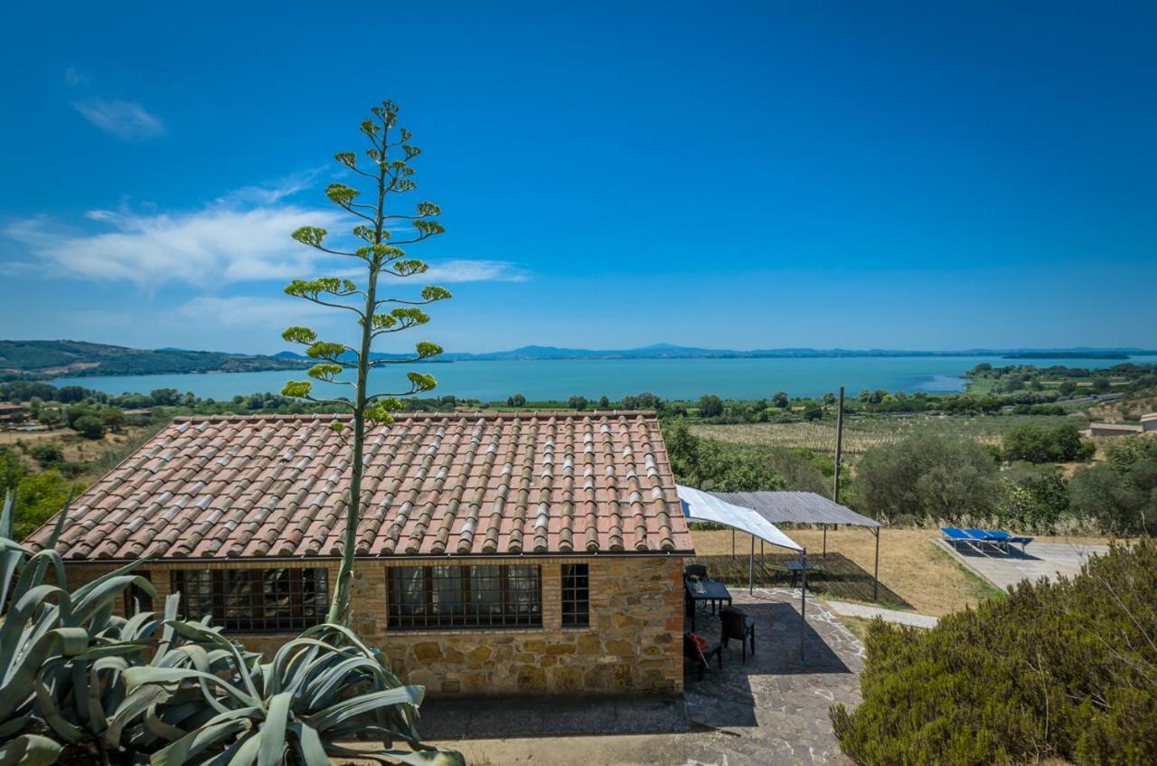 Poloturisticoumbria Rustico Con Piscina Vista Lago Passignano sul Trasimeno Luaran gambar